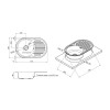 Купити Кухонна мийка Kroner KRP Satin - 7750 (0.8 мм) , Satin-775008180 / CV022788 , в категории Кухонні мийки з нержавіючої сталі , от бренда Kroner  Інтернет-магазин сантехніки ✓ Кращі ціни на ринку ✓ Величезний вибір ✓ Гарантія ✓ Заходьте!