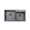 Купить Кухонна мийка Kroner KRP Schwarze - 7843ZHM PVD (3/1 мм) , Schwarze-7843ZHM / CV022797 , в категории Кухонные мойки из нержавеющей стали , от бренда Kroner  Интернет-магазин сантехники ✓ Лучшие цены на рынке ✓ Огромный выбор ✓ Гарантия ✓ Заходите!