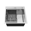 Купить Кухонная мойка Kroner KRP Gebürstet - 5050HM (3/1 мм) , Geburstet-5050HM / CV022800 , в категории Кухонные мойки из нержавеющей стали , от бренда Kroner  Интернет-магазин сантехники ✓ Лучшие цены на рынке ✓ Огромный выбор ✓ Гарантия ✓ Заходите!
