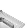 Купить Кухонна мийка накладна Kroner KRP Dekor - 6060L (0.6 мм) , Dekor-6060L06160 / CV022812 , в категории Кухонные мойки из нержавеющей стали , от бренда Kroner  Интернет-магазин сантехники ✓ Лучшие цены на рынке ✓ Огромный выбор ✓ Гарантия ✓ Заходите!