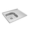 Купити Кухонна мийка накладна Kroner KRP Dekor - 6080L (0.6 мм) , Dekor-6080L06160 / CV022814 , в категории Кухонні мийки з нержавіючої сталі , от бренда Kroner  Інтернет-магазин сантехніки ✓ Кращі ціни на ринку ✓ Величезний вибір ✓ Гарантія ✓ Заходьте!