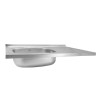 Купити Кухонна мийка накладна Kroner KRP Satin - 6080L (0.6 мм) , Satin-6080L06160 / CV022825 , в категории Кухонні мийки з нержавіючої сталі , от бренда Kroner  Інтернет-магазин сантехніки ✓ Кращі ціни на ринку ✓ Величезний вибір ✓ Гарантія ✓ Заходьте!
