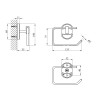 Купить Держатель для туалетной бумаги Kroner KRM Elbe - ACC2903-2 , Elbe-ACC2903-2 / CV022855 , в категории Держатели для туалетной бумаги , от бренда Kroner  Интернет-магазин сантехники ✓ Лучшие цены на рынке ✓ Огромный выбор ✓ Гарантия ✓ Заходите!