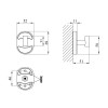 Купить Крючок для ванной комнаты Kroner KRM Elbe - ACC2905-1 , Elbe-ACC2905-1 / CV022858 , в категории Крючки , от бренда Kroner  Интернет-магазин сантехники ✓ Лучшие цены на рынке ✓ Огромный выбор ✓ Гарантия ✓ Заходите!
