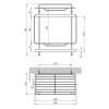 Купить Полка для ванной комнаты Kroner KRM Rizze - ACC330-2 , Rizze-ACC330-2 / CV022915 , в категории Полки , от бренда Kroner  Интернет-магазин сантехники ✓ Лучшие цены на рынке ✓ Огромный выбор ✓ Гарантия ✓ Заходите!