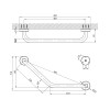 Купить Поручень для ванни Kroner KRM Rizze - ACC3517 , Rizze-ACC3517 / CV022918 , в категории Поручни для ванной , от бренда Kroner  Интернет-магазин сантехники ✓ Лучшие цены на рынке ✓ Огромный выбор ✓ Гарантия ✓ Заходите!