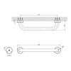 Купить Поручень для ванни Kroner KRM Rizze - ACC3518 , Rizze-ACC3518 / CV022919 , в категории Поручни для ванной , от бренда Kroner  Интернет-магазин сантехники ✓ Лучшие цены на рынке ✓ Огромный выбор ✓ Гарантия ✓ Заходите!