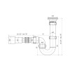 Купити Сифон для кухонної мийки ANIplast 1 1/2х40 мм з різьбовим випуском D0115EU , D0115EU / CV023054 , в категории Сифони для кухонного миття , от бренда ANIplast  Інтернет-магазин сантехніки ✓ Кращі ціни на ринку ✓ Величезний вибір ✓ Гарантія ✓ Заходьт