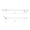 Купить Лейка для смесителя плоская Kroner KRM - C840 40 см , C840 / CV023558 , в категории Изливы со стены , от бренда Kroner  Интернет-магазин сантехники ✓ Лучшие цены на рынке ✓ Огромный выбор ✓ Гарантия ✓ Заходите!