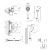 Купити Змішувач для душу Kroner KRP Brocken - C050 , Brocken-C050 / CV023596 , в категории Змішувачі для душу , от бренда Kroner  Інтернет-магазин сантехніки ✓ Кращі ціни на ринку ✓ Величезний вибір ✓ Гарантія ✓ Заходьте!