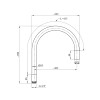 Купить Лейка для смесителя гибкая Kroner KRM - C802RWE , C802RWE / CV023634 , в категории Изливы со стены , от бренда Kroner  Интернет-магазин сантехники ✓ Лучшие цены на рынке ✓ Огромный выбор ✓ Гарантия ✓ Заходите!