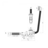 Купить Сифон для ванной ANIplast с заслонкой, тарелка снаружи 375х40x40/50 EC055GSEU , EC055GSEU / CV025364 , в категории Крепления биде , от бренда ANIplast  Интернет-магазин сантехники ✓ Лучшие цены на рынке ✓ Огромный выбор ✓ Гарантия ✓ Заходите!