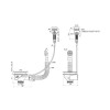 Купити Сифон для кухонної мийки ANIplast 3 1/2х40 мм з різьбовим випуском, з круглим переливом напівавтомат NM320SLEU , NM320SLEU / CV028975 , в категории Сифони для кухонного миття , от бренда ANIplast  Інтернет-магазин сантехніки ✓ Кращі ціни на ринку ✓