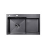 Купити Кухонна мийка Kroner KRP Schwarze - 7848LHM PVD (3/1 мм) , Schwarze-7848LHM / CV030023 , в категории Кухонні мийки з нержавіючої сталі , от бренда Kroner  Інтернет-магазин сантехніки ✓ Кращі ціни на ринку ✓ Величезний вибір ✓ Гарантія ✓ Заходьте!