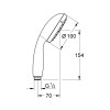 Купить Лійка для ручного душу Grohe New Tempesta 100 26161001 , 26161001 / CV030533 , в категории Ручные души , от бренда GROHE  Интернет-магазин сантехники ✓ Лучшие цены на рынке ✓ Огромный выбор ✓ Гарантия ✓ Заходите!
