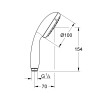 Купить Лейка для ручного душа Grohe New Tempesta 100 27852001 , 27852001 / CV030534 , в категории Ручные души , от бренда GROHE  Интернет-магазин сантехники ✓ Лучшие цены на рынке ✓ Огромный выбор ✓ Гарантия ✓ Заходите!
