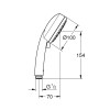 Купити Лійка для ручного душу Grohe New Tempesta Cosmopolitan 100 27571002 , 27571002 / CV030535 , в категории Ручні душі , от бренда GROHE  Інтернет-магазин сантехніки ✓ Кращі ціни на ринку ✓ Величезний вибір ✓ Гарантія ✓ Заходьте!