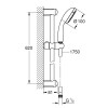 Купить Душовий гарнітур Grohe New Tempesta 100 27853001 , 27853001 / CV030546 , в категории Душевые наборы , от бренда GROHE  Интернет-магазин сантехники ✓ Лучшие цены на рынке ✓ Огромный выбор ✓ Гарантия ✓ Заходите!