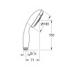 Купить Душевая лейка Grohe QuickFix Vitalio Start 100 26031000 , 26031000 / CV030566 , в категории Ручные души , от бренда Grohe QuickFix  Интернет-магазин сантехники ✓ Лучшие цены на рынке ✓ Огромный выбор ✓ Гарантия ✓ Заходите!