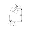Купити Лейка для ручного душа Grohe QuickFix Vitalio Start 100 27946000 , 27946000 / CV030568 , в категории Ручні душі , от бренда Grohe QuickFix  Інтернет-магазин сантехніки ✓ Кращі ціни на ринку ✓ Величезний вибір ✓ Гарантія ✓ Заходьте!