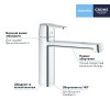 Купити Змішувач для кухні Grohe QuickFix Get 30196000 , 30196000 / CV030570 , в категории Змішувачі для кухні , от бренда Grohe QuickFix  Інтернет-магазин сантехніки ✓ Кращі ціни на ринку ✓ Величезний вибір ✓ Гарантія ✓ Заходьте!