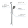Купити Душовий гарнітур Grohe QuickFix Vitalio Start 100 27942000 , 27942000 / CV030598 , в категории Душові набори , от бренда Grohe QuickFix  Інтернет-магазин сантехніки ✓ Кращі ціни на ринку ✓ Величезний вибір ✓ Гарантія ✓ Заходьте!