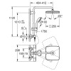 Купити Душевая система термостатическая Grohe QuickFix Vitalio Start System 250 Cube 26697000 , 26697000 / CV030605 , в категории Душові системи та панелі , от бренда Grohe QuickFix  Інтернет-магазин сантехніки ✓ Кращі ціни на ринку ✓ Величезний вибір ✓ Г