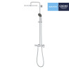 Купити Душевая система термостатическая Grohe QuickFix Vitalio Start System 250 Cube 26697000 , 26697000 / CV030605 , в категории Душові системи та панелі , от бренда Grohe QuickFix  Інтернет-магазин сантехніки ✓ Кращі ціни на ринку ✓ Величезний вибір ✓ Г