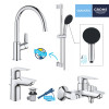 Купить Комплект смесителей для ванной комнаты и кухни Grohe QuickFix Start Edge UA202501SK , UA202501SK / CV030625 , в категории Наборы смесителей , от бренда Grohe QuickFix  Интернет-магазин сантехники ✓ Лучшие цены на рынке ✓ Огромный выбор ✓ Гарантия ✓