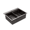 Купити Кухонна мийка Kroner KRP Schwarze - 6350HM PVD (3/1 мм) , KRPSchwarze-6350HMPVD / CV031453 , в категории Кухонні мийки з нержавіючої сталі , от бренда Kroner  Інтернет-магазин сантехніки ✓ Кращі ціни на ринку ✓ Величезний вибір ✓ Гарантія ✓ Заходьт