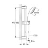 Купити Душовий гарнітур Grohe QuickFix Vitalio Start 100 26032000 , 26032000 / CV031496 , в категории Душові набори , от бренда Grohe QuickFix  Інтернет-магазин сантехніки ✓ Кращі ціни на ринку ✓ Величезний вибір ✓ Гарантія ✓ Заходьте!