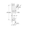 Купити Душовий гарнітур Grohe QuickFix Vitalio Comfort 100 26098000 , 26098000 / CV031498 , в категории Душові набори , от бренда Grohe QuickFix  Інтернет-магазин сантехніки ✓ Кращі ціни на ринку ✓ Величезний вибір ✓ Гарантія ✓ Заходьте!