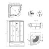 Купить Душовий бокс Kroner KRP Enzo - SD.C.T.G.90x90 см , EnzoSDCTG9090 / CV031572 , в категории  , от бренда Kroner  Интернет-магазин сантехники ✓ Лучшие цены на рынке ✓ Огромный выбор ✓ Гарантия ✓ Заходите!