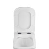Купити Унитаз подвесной Kroner KRP - B734UF Rimless 370х340х485 мм, сиденье Slim Duroplas t/ Soft-close / Quick relase , B734UF / CV031645 , в категории  , от бренда Kroner  Інтернет-магазин сантехніки ✓ Кращі ціни на ринку ✓ Величезний вибір ✓ Гарантія ✓