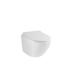 Унитаз подвесной Kroner KRP - C934UF Rimless 370х360х480 мм, сиденье Slim Duroplast / Soft-close / Quick relase