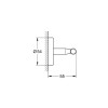 Купити Гачок для ванної кімнати Grohe QuickFix Start Cosmopolitan 41168000 , 41168000 / CV031778 , в категории Гачки , от бренда Grohe QuickFix  Інтернет-магазин сантехніки ✓ Кращі ціни на ринку ✓ Величезний вибір ✓ Гарантія ✓ Заходьте!