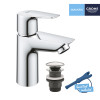 Купить Смеситель для раковины Grohe QuickFix Start Edge S-Size 24199001 с донным клапаном , 24199001 / CV031938 , в категории Смесители для умывальника , от бренда Grohe QuickFix  Интернет-магазин сантехники ✓ Лучшие цены на рынке ✓ Огромный выбор ✓ Гаран