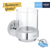 Купити Склянка з тримачем для ванної кімнати Grohe QuickFix Start 41194000 , 41194000 / CV031946 , в категории Склянки для зубних щіток , от бренда Grohe QuickFix  Інтернет-магазин сантехніки ✓ Кращі ціни на ринку ✓ Величезний вибір ✓ Гарантія ✓ Заходьте!