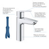 Купити Змішувач для раковини Grohe QuickFix Start M-Size 23746002 з донним клапаном , 23746002 / CV031983 , в категории Змішувачі для умивальника , от бренда Grohe QuickFix  Інтернет-магазин сантехніки ✓ Кращі ціни на ринку ✓ Величезний вибір ✓ Гарантія ✓