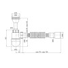 Купити Сифон для раковини Kroner KRP - TB06 1 1/4х32/50 , KRP TB06 / CV032108 , в категории Сифони для умивальника , от бренда Kroner  Інтернет-магазин сантехніки ✓ Кращі ціни на ринку ✓ Величезний вибір ✓ Гарантія ✓ Заходьте!