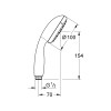 Купити Лійка для ручного душу Grohe QuickFix Vitalio Start 100 279462430 , 279462430 / CV032144 , в категории Ручні душі , от бренда Grohe QuickFix  Інтернет-магазин сантехніки ✓ Кращі ціни на ринку ✓ Величезний вибір ✓ Гарантія ✓ Заходьте!
