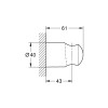 Купить Кронштейн для ручної лійки Grohe QuickFix 279582430 , 279582430 / CV032180 , в категории Кронштейны, держатели, подключения , от бренда Grohe QuickFix  Интернет-магазин сантехники ✓ Лучшие цены на рынке ✓ Огромный выбор ✓ Гарантия ✓ Заходите!