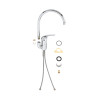 Купить Смеситель для кухни Grohe Euroeco 32752000 , 32752000 / CV032451 , в категории Смесители для кухни , от бренда GROHE  Интернет-магазин сантехники ✓ Лучшие цены на рынке ✓ Огромный выбор ✓ Гарантия ✓ Заходите!