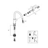 Купить Змішувач для кухні Grohe BauClassic 31234001 , 31234001 / CV032460 , в категории Смесители для кухни , от бренда GROHE  Интернет-магазин сантехники ✓ Лучшие цены на рынке ✓ Огромный выбор ✓ Гарантия ✓ Заходите!