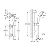 Купити Смеситель термостатический для душа Grohe QuickFix Start Black UA303908T1 , UA303908T1 / CV032753 , в категории Змішувачі для душу , от бренда Grohe QuickFix  Інтернет-магазин сантехніки ✓ Кращі ціни на ринку ✓ Величезний вибір ✓ Гарантія ✓ Заходьт
