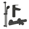 Купити Набор смесителей 3 в 1 для ванной комнаты Grohe QuickFix Start Black UA303304TM , UA303304TM / CV032755 , в категории Набори змішувачів , от бренда Grohe QuickFix  Інтернет-магазин сантехніки ✓ Кращі ціни на ринку ✓ Величезний вибір ✓ Гарантія ✓ За