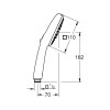 Купити Лейка для ручного душа Grohe QuickFix Vitalio Comfort 110 26092001 , 26092001 / CV033227 , в категории  , от бренда Grohe QuickFix  Інтернет-магазин сантехніки ✓ Кращі ціни на ринку ✓ Величезний вибір ✓ Гарантія ✓ Заходьте!