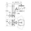 Купити Душевая система термостатическая Grohe QuickFix Vitalio Comfort System 250 Cube 26696001 , 26696001 / CV033235 , в категории  , от бренда Grohe QuickFix  Інтернет-магазин сантехніки ✓ Кращі ціни на ринку ✓ Величезний вибір ✓ Гарантія ✓ Заходьте!