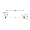 Купити Полотенцедержатель Grohe QuickFix Start 41197000 , 41197000 / CV033398 , в категории  , от бренда Grohe QuickFix  Інтернет-магазин сантехніки ✓ Кращі ціни на ринку ✓ Величезний вибір ✓ Гарантія ✓ Заходьте!