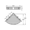 Купити Полка для ванной комнаты Grohe Start Cosmopolitan угловая 41172000 , 41172000 / CV033412 , в категории  , от бренда Grohe QuickFix  Інтернет-магазин сантехніки ✓ Кращі ціни на ринку ✓ Величезний вибір ✓ Гарантія ✓ Заходьте!